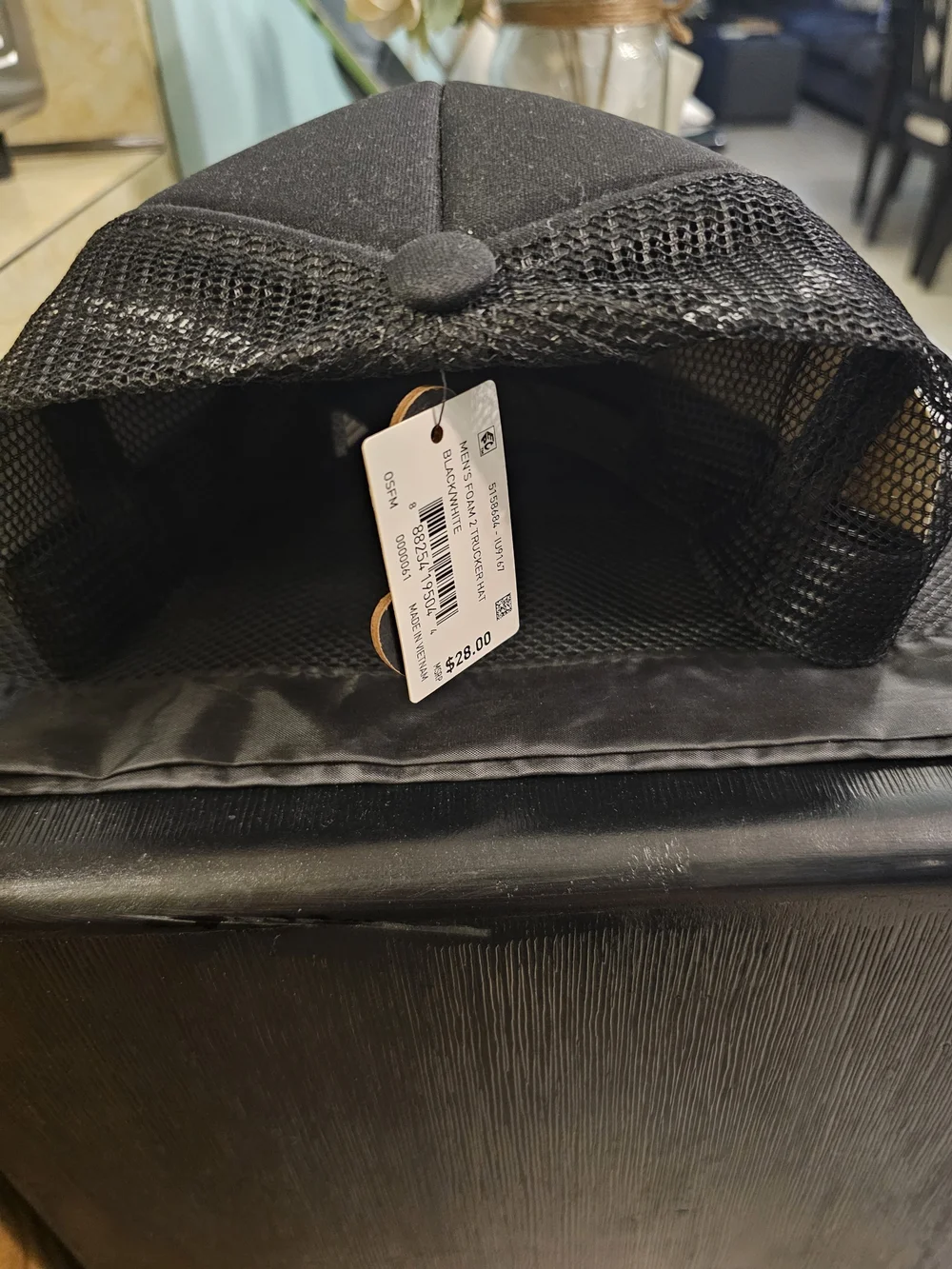 adidas Black AEROREADY Trucker Cap with Logo Patch